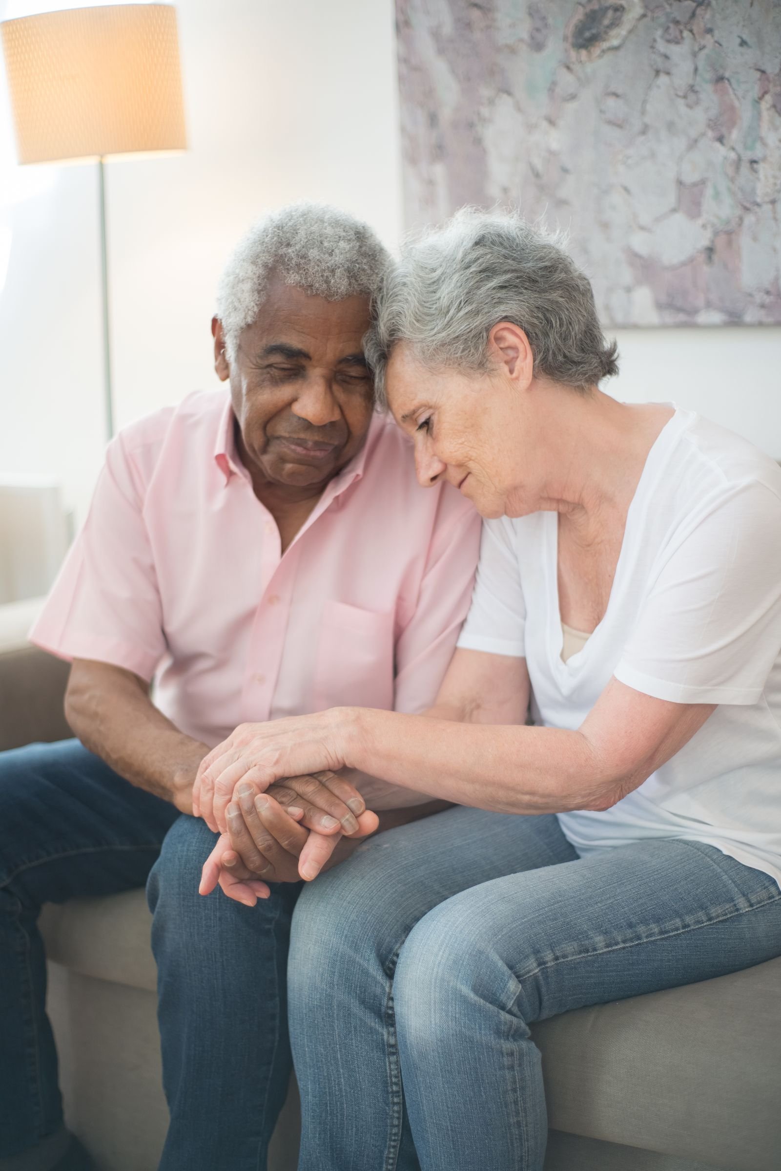 Aquarius carer with a client at home